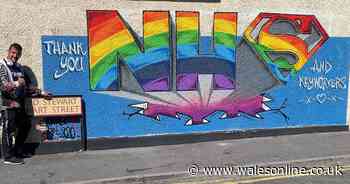 The Llanelli artist furloughed from his work painting the town during lockdown