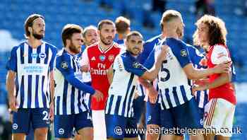 Neal Maupay apologises for role in injury to Bernd Leno