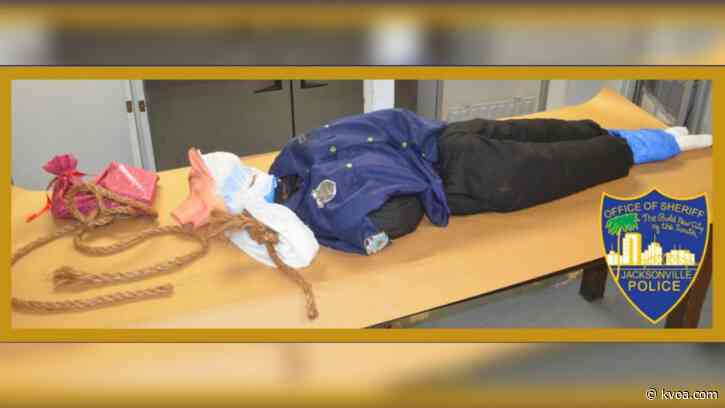 Florida sheriff decries hanging mannequin in police uniform