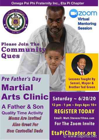 Father and Son Martial Arts Clinic Hosted by Omega Psi Phi Fraternity Inc., Eta Pi Chapter - TAPinto.net