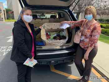 Marian Medical staff delivers food to families with at-risk children - KEYT