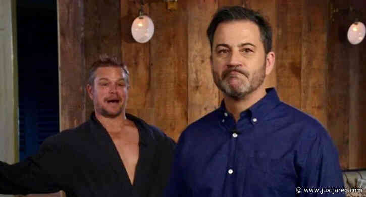 Matt Damon Isn't Happy Jimmy Kimmel is Taking a Break From His Show This Summer - Watch!