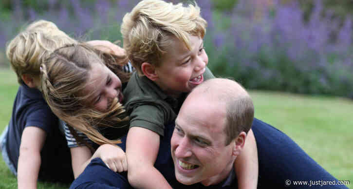 Prince William Poses with All The Kids in Candid Father's Day Photos Taken by Wife Kate!