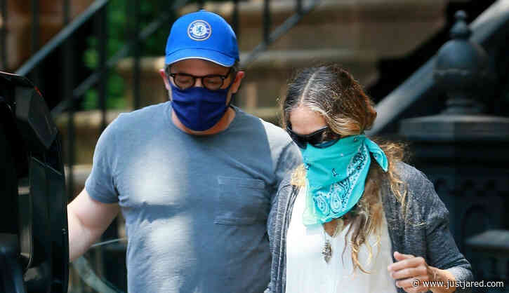 Sarah Jessica Parker & Matthew Broderick Pack Up Their Car for Weekend in the Hamptons