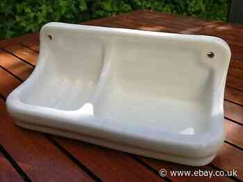 Shelf Door Soap/Sponge For Salle De Bath Porcelain Art Deco
