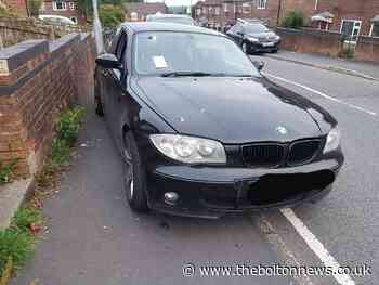 BMW on false plates recovered by police in Breightmet