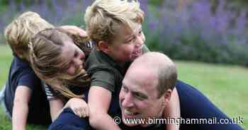 Prince William and his children grin with delight in new Father's Day pictures