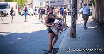 Hundreds of skateboarders took to the streets of Toronto to support Black Lives Matter - blogTO
