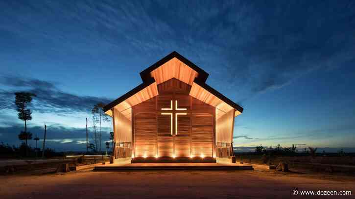 Oikumene Church in Indonesia made entirely from wood