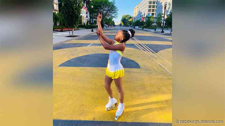 A 9-Year-Old Figure Skater Performed A Touching Routine At The Black Lives Matter Mural In Washington DC