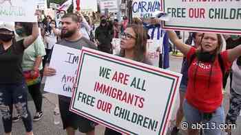 Protesters demand ICE to release detained children immediately - KTRK-TV