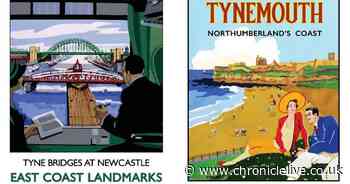 Artist launches new venture to create golden age railway posters of North East