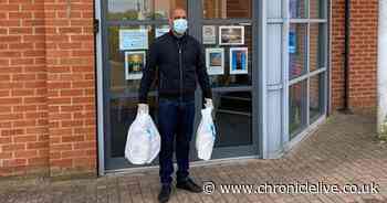 Northumberland care franchise owner delivers hygiene parcels to refugees