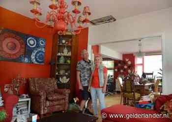 Zwerm bijen heeft het heerlijk in huis: de honing druipt uit de schoorsteen