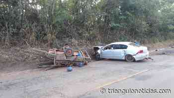Motoristas saem ilesos de acidente na MG 190 em Monte Carmelo - Triângulo Notícias - TN