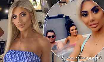 Chloe Ferry throws hot tub party with a DJ and cocktails as she moves into her new home