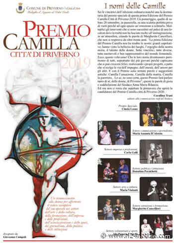 "Premio Camilla - Città di Priverno", come partecipare - h24 notizie