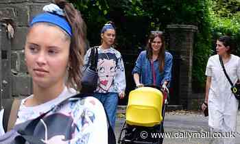 Iris Law enjoys a day out with mum Sadie Frost and auntie Jade Davidson