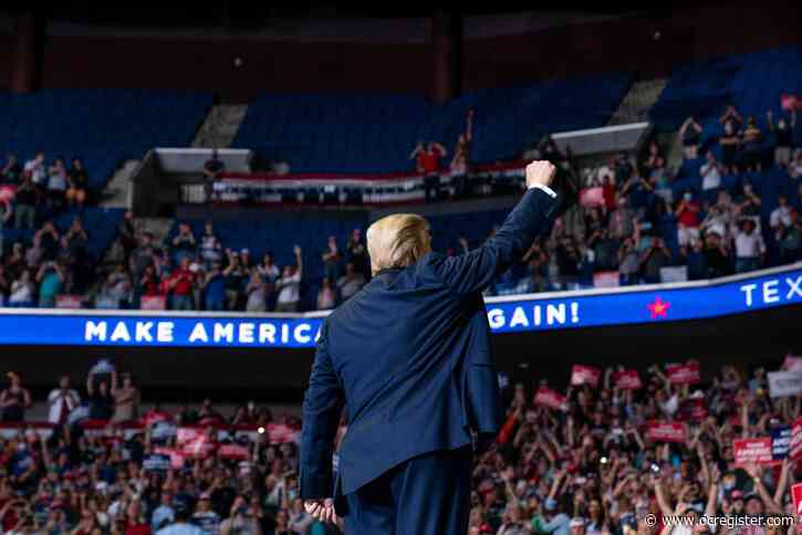 President Trump’s intended show of political force at Tulsa rally falls short