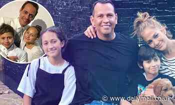 Jennifer Lopez pays tribute to both Alex Rodriguez and ex Marc Anthony on Father's Day