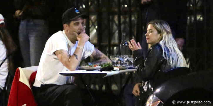Ashley Benson & G-Eazy Have a Romantic Dinner Date Outside