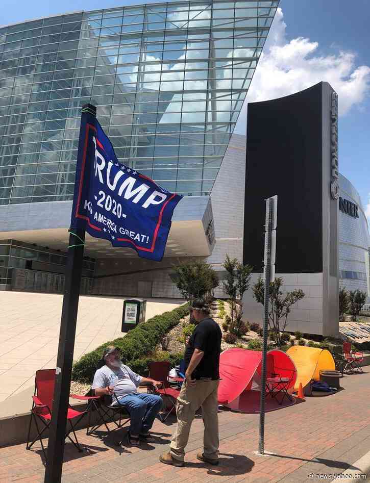 Tulsa arena hosts thousands for Trump rally amid virus fears