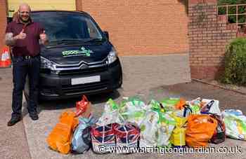 Kind-hearted Warrington Freemasons dig deep to help foodbank - Warrington Guardian