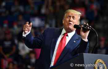 Trump holds first campaign rally in 110 days