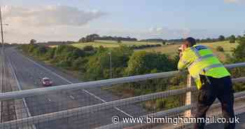 Driver clocked at 101mph on M5 in police speed blitz