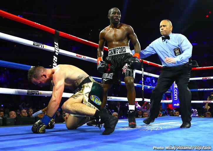Terence Crawford expected to face Yordenis Ugas next