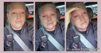 In viral video, police officer claims she's 'too nervous' to eat at McDonald's