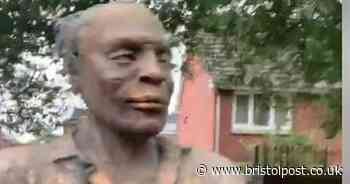 Police issue picture of man in connection with damage to actor's statue