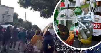 What happened when hundreds gathered for a rave in Stokes Croft