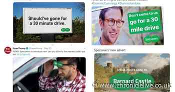 Social media response to Dominic Cummings' Barnard Castle trip up for award