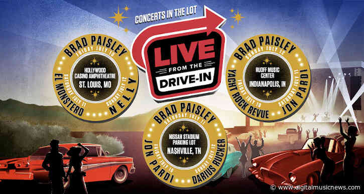 Brad Paisley, Darius Rucker, Nelly Will Headline Live Nation’s Drive-In Concert Series