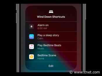 Apple Wind Down mode wants you to get to bed on time     - CNET