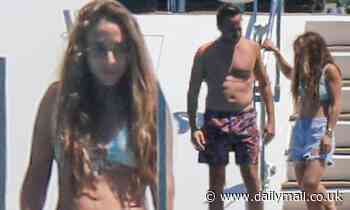 Chloe Green wears bikini on yacht with boyfriend in St Tropez