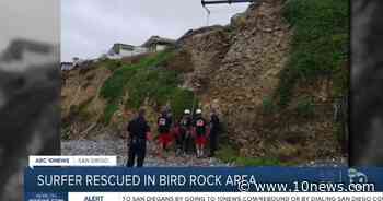 San Diego lifeguards, firefighters rescue surfer after medical emergency in water in Bird Rock - 10News