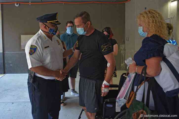 Baltimore Police Officer Brian Burke Released From Shock Trauma After Shot Breaking Up Parking Lot Party