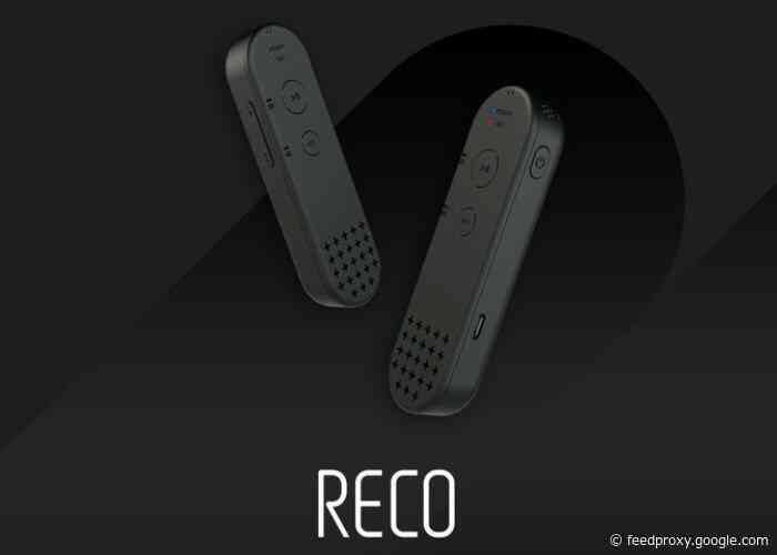 RECO “intuitive” voice recorder from $49