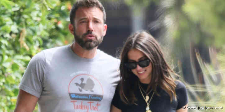 Ana de Armas Reunites With Ben Affleck After Father's Day For Walk With Her Dog