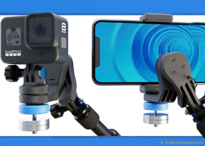 GravGrip camera stabilizer requires no batteries or recharging