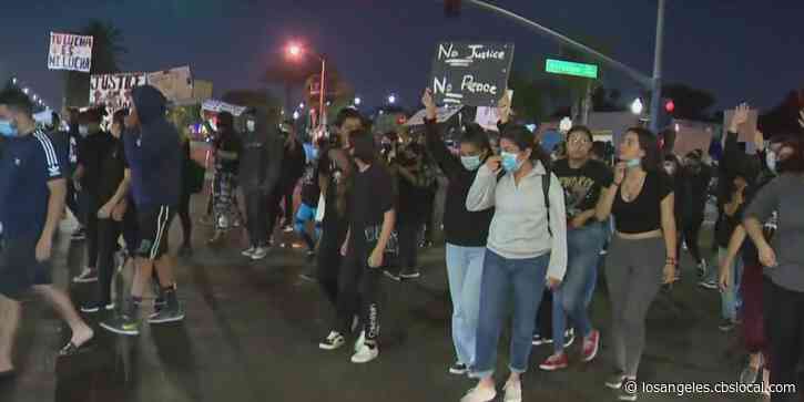 Santa Ana Issues Curfew In Response To Protests Over Death Of Andres Guardado