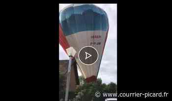 Atterrissage d’urgence d’une montgolfière dans un jardin à Arras - Courrier Picard