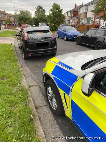 Driver caught and reported in Bolton without a full licence