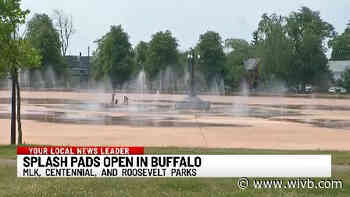 Three splash pads open in Buffalo