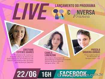 Vargem Alta lança "Programa Conversa Franca" em live na internet - Jornal FATO