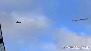 Burnley 'ashamed and embarrassed' by banner flown above Etihad Stadium during Man City game