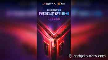Asus ROG Phone 3 With Snapdragon 865 SoC to Launch in July