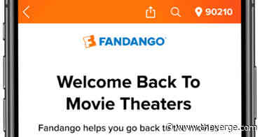 Fandango will make it easy to see new seating arrangements and safety info as theaters reopen